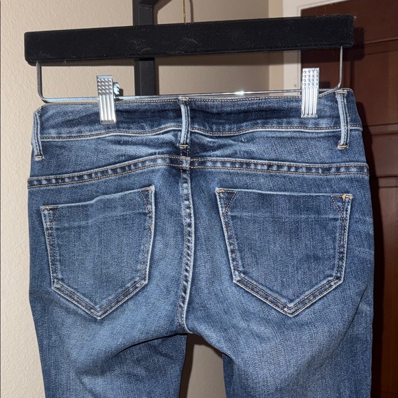 London Jean Dark Blue Skinny Low Rise Jeans Women’s Size 2 - Picture 6 of 8